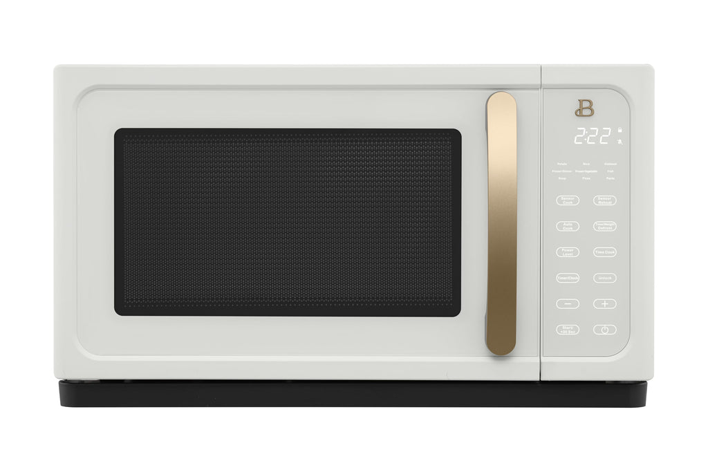 Beautiful 1.1 Cu ft 1000 Watt Sensor Microwave Oven, White Icing - BFCMS811WEST10