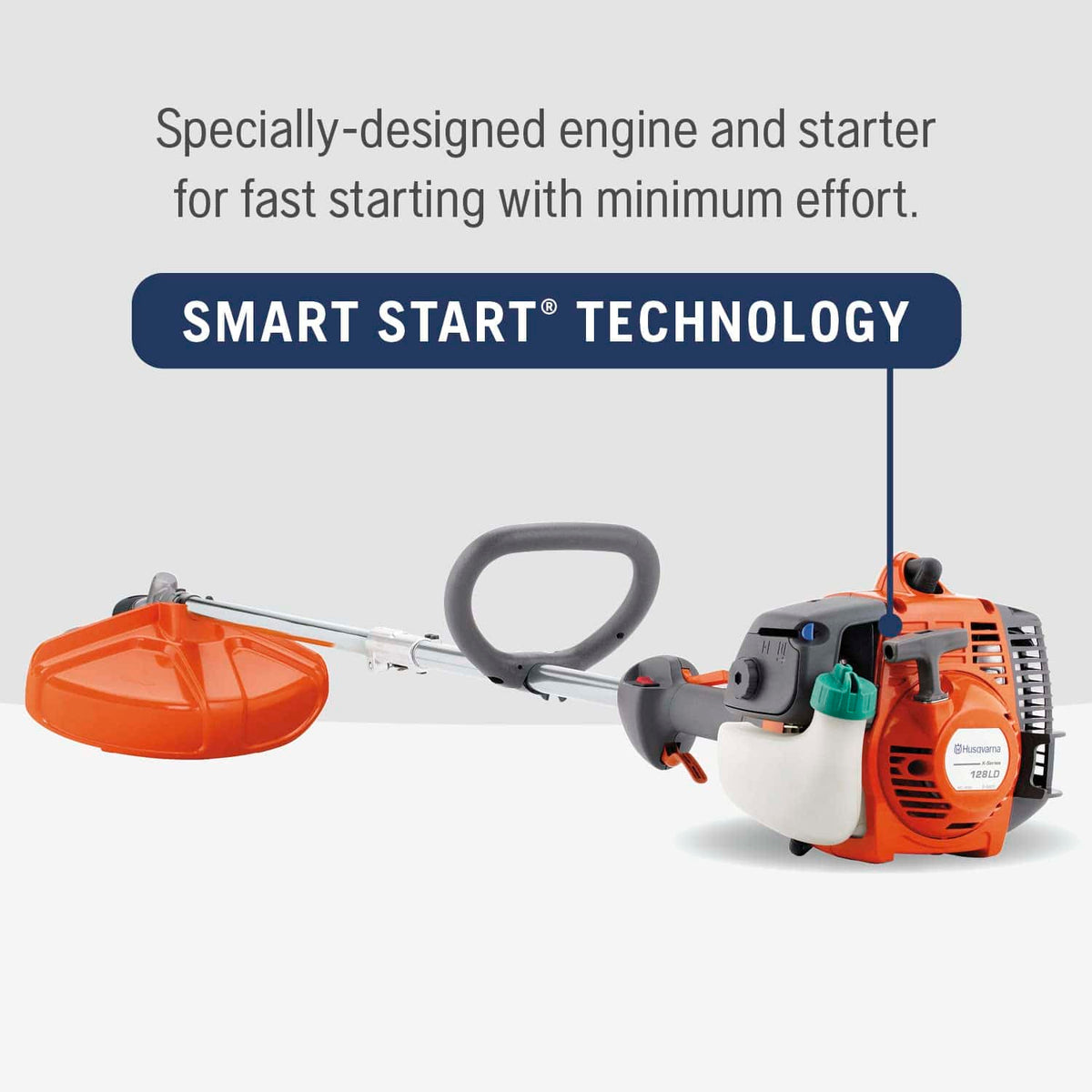 Husqvarna Gas String Trimmer, 28-cc 2-Cycle, 17-inch Straight Shaft - 128LD 952711953