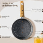 Kitchen Academy 12 Piece Green Granite Nonstick Induction Cookware Set - KA-CS01