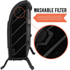 Heat Storm Phoenix 1500 Watt Infrared Floor To Wall Heater - Gray
