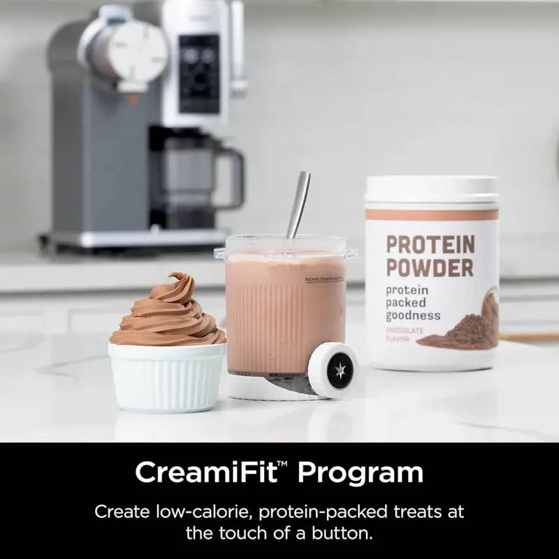 Ninja CREAMi Swirl Ice Cream And Soft Serve Maker, 13 Programs, Two 16oz Pints - NC701