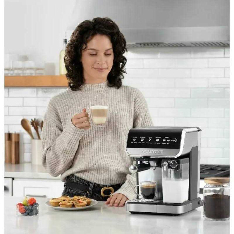 Gourmia Espresso Cappuccino Latte & Americano Maker With Automatic Frothing - GCM4230
