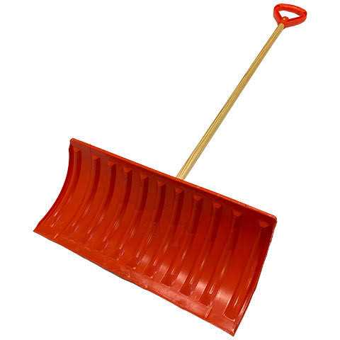 Bigfoot 25 in Orange D-Grip Poly Snow Pusher - Highlander