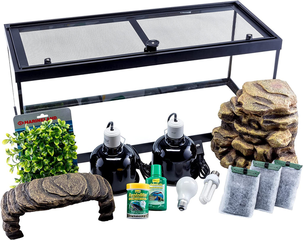 Tetra Aquatic Turtle Deluxe Aquarium Kit, 20 Gallons, 30 in