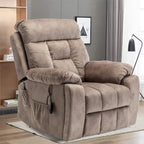 Large Electric Power Lift Recliner With Heat, Massage, Hidden Cup Holder - 40.94W x 38.19D x 42.52H