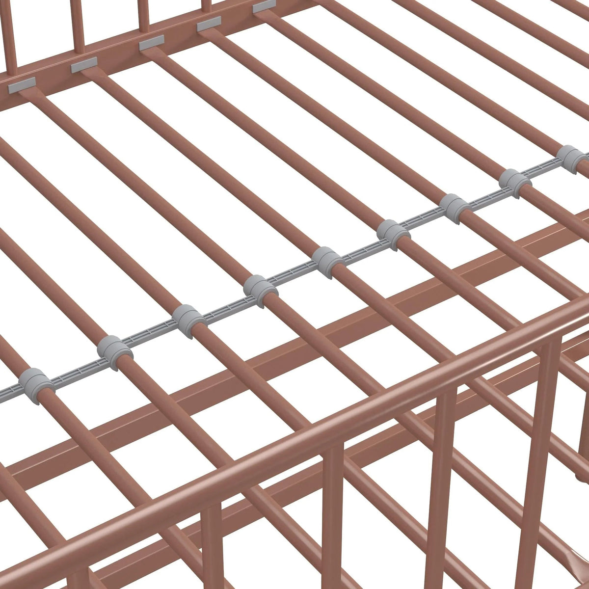 Better Homes & Gardens Twin Metal Loft Bed, Rose Gold - Kelsey