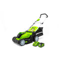 Greenworks 40V 17 inch Cordless Lawn Mower With 4.0Ah Battery And Charger