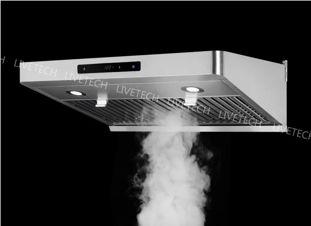 LiveTech Stainless Steel 30in Under Cabinet Range Hood 800 CFM