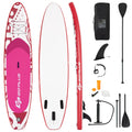 Goplus Inflatable Stand-Up Paddle Board 10.5 x 30 x 6 - Pink