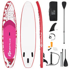 Goplus Inflatable Stand-Up Paddle Board 10.5 x 30 x 6 - Pink