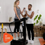 Lifepro Rhythm Vibration Plate Workout Equipment With Resistance Bands, Black