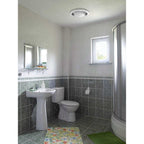 Nutone Bathroom Exhaust Fan With 110 CFM, 1500W Heater And 100W Light - QT9093WH