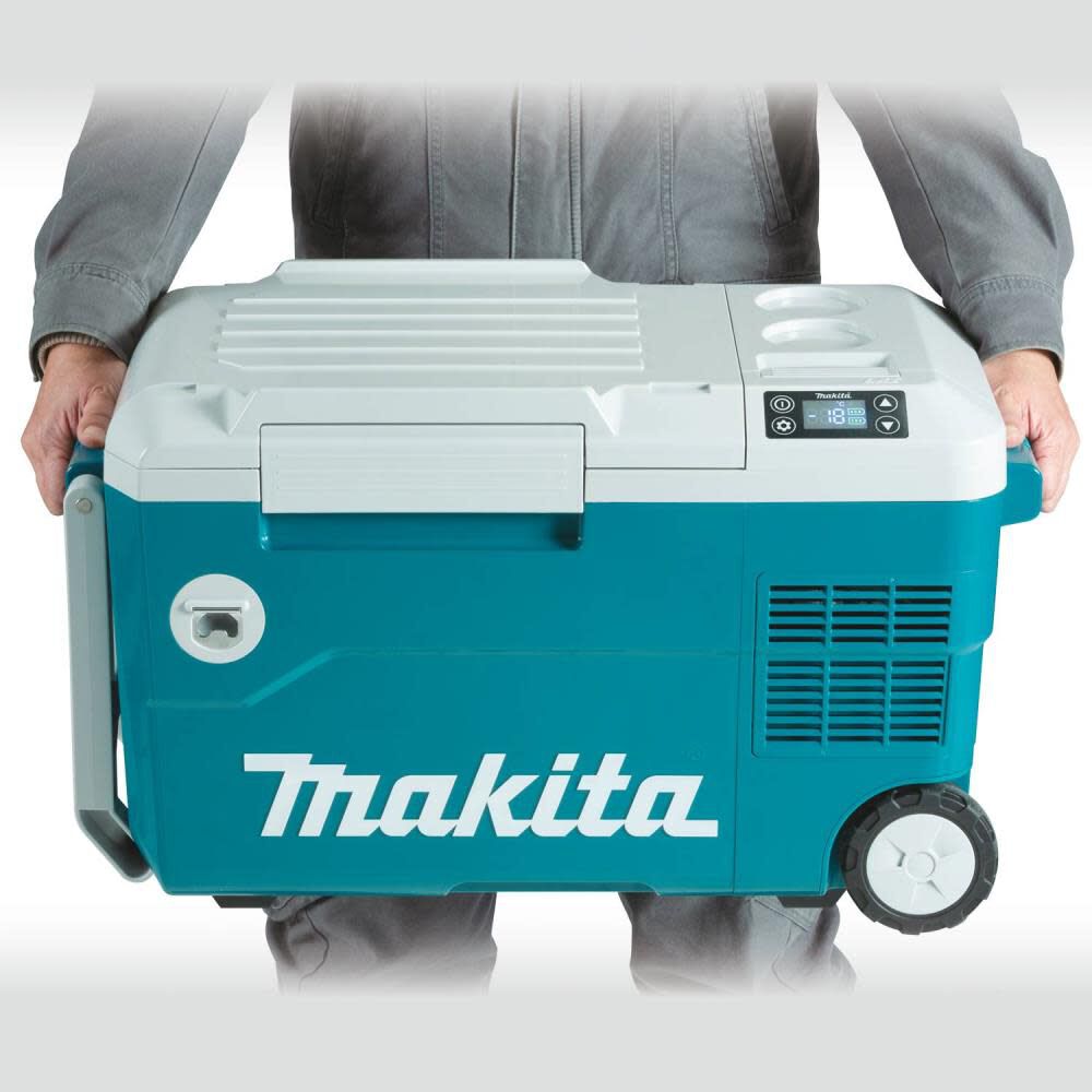 Makita 18V X2 LXT 20 L (21 qt) Cooler/Warmer, 12V/24V DC And AC - DCW180Z