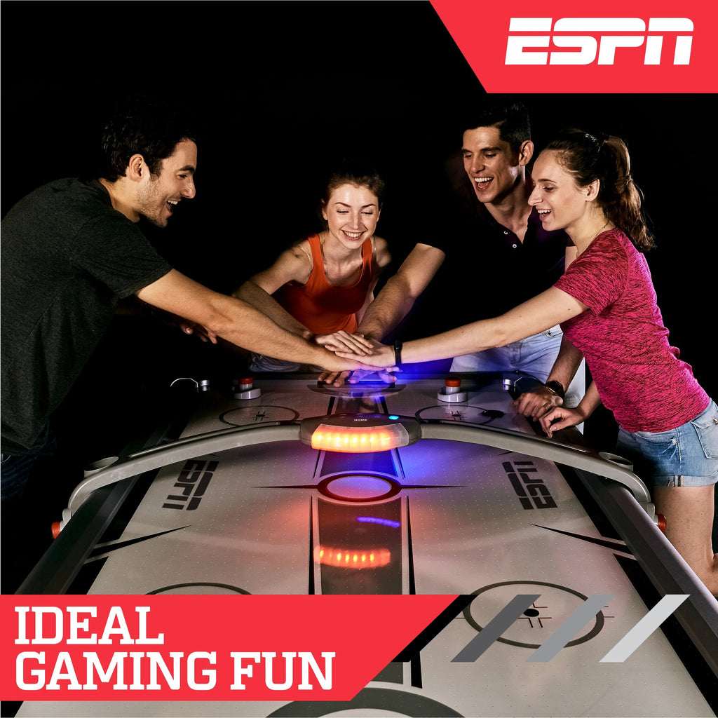 ESPN Air Powered Hockey Table 84 inch, Gray