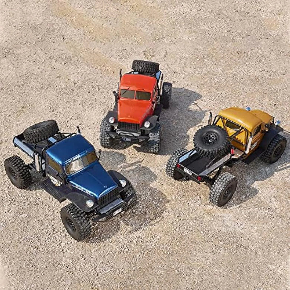 RocHobby Atlas 1/10 4WD 2.4Ghz RC Rock Crawler Truck, Yellow