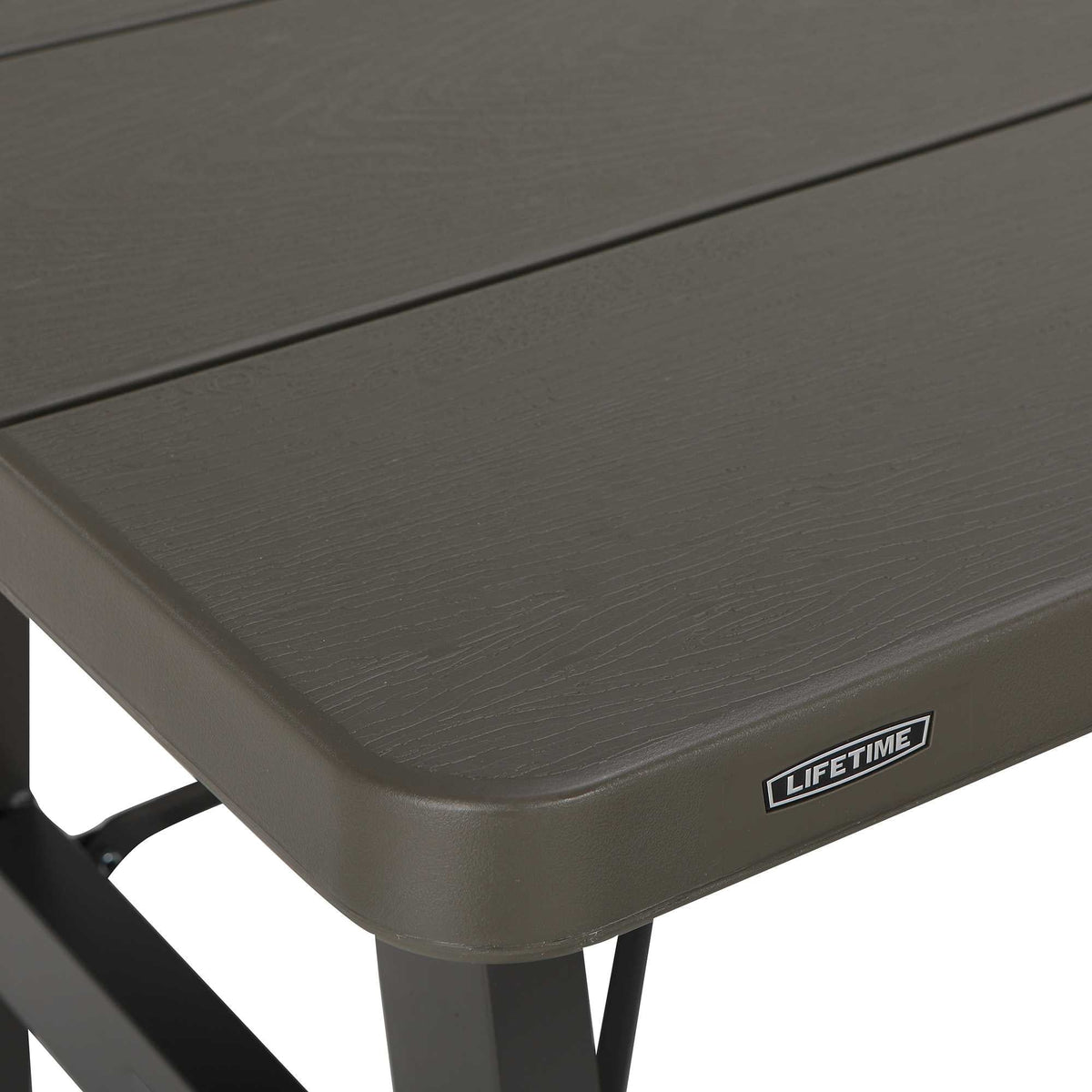 Lifetime 6-Foot W-Frame Folding Picnic Table, Brown - 60233