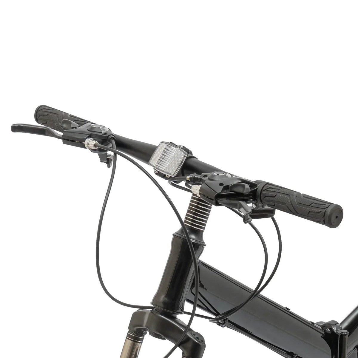 Aiqidi 26 Inch 21 Speed Full Suspension Folding Mountain Bike, Black
