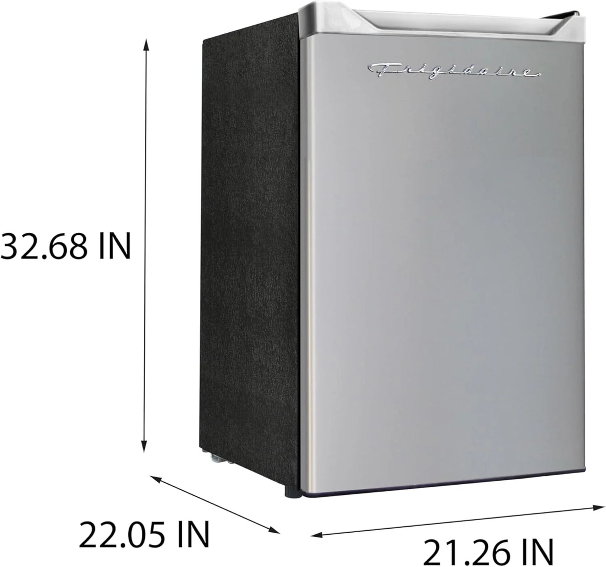 Frigidaire Upright Freezer, 6.5 cu. ft., Silver, 21in D x 23in W x 56in H - EFRF696-AMZ