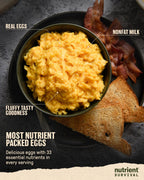 Nutrient Survival Vitamin Powdered Egg Blend, 70 Egg Equivalent, 33 Nutrients, Gluten Free, Up To 25 Year Shelf Life