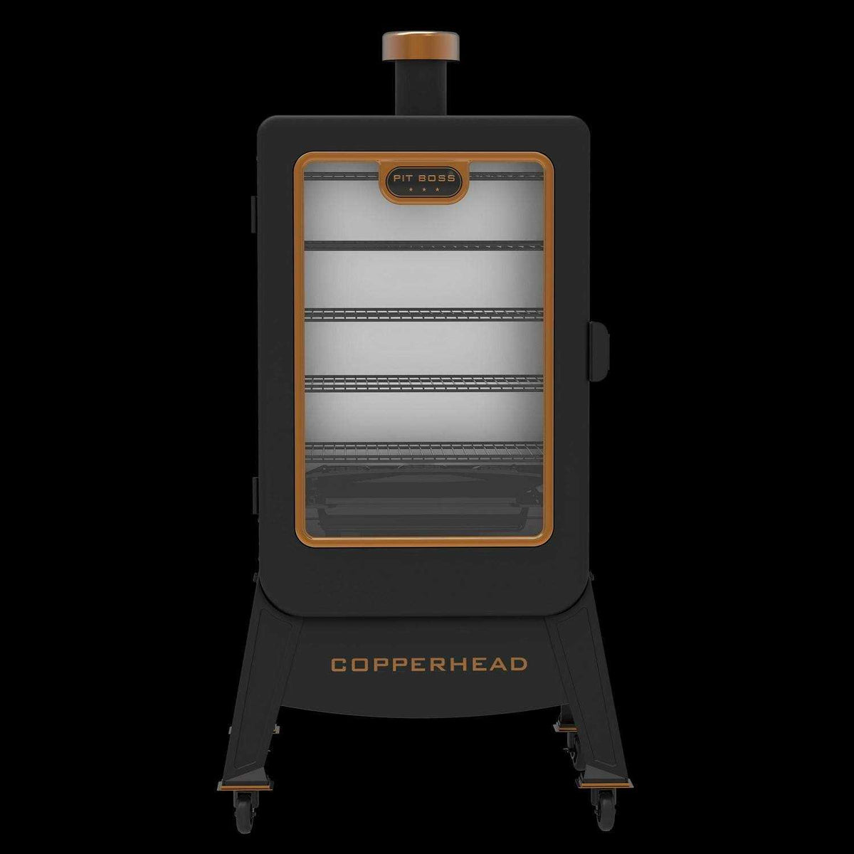 Pit Boss Vertical Wood Pellet Smoker, 1,300 sq in - Copperhead Onyx Edition