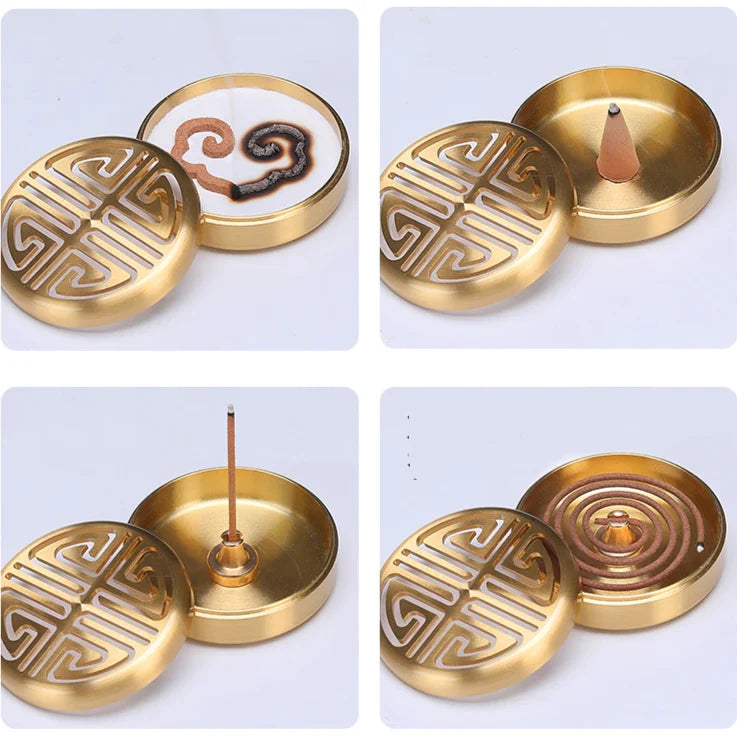 Powder Incense Burner Brass Tools Kit