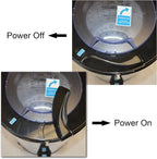 Panda Portable Spin Dryer, 16 - 22lbs, Stainless Steel, 3200 RPM - PANSP22