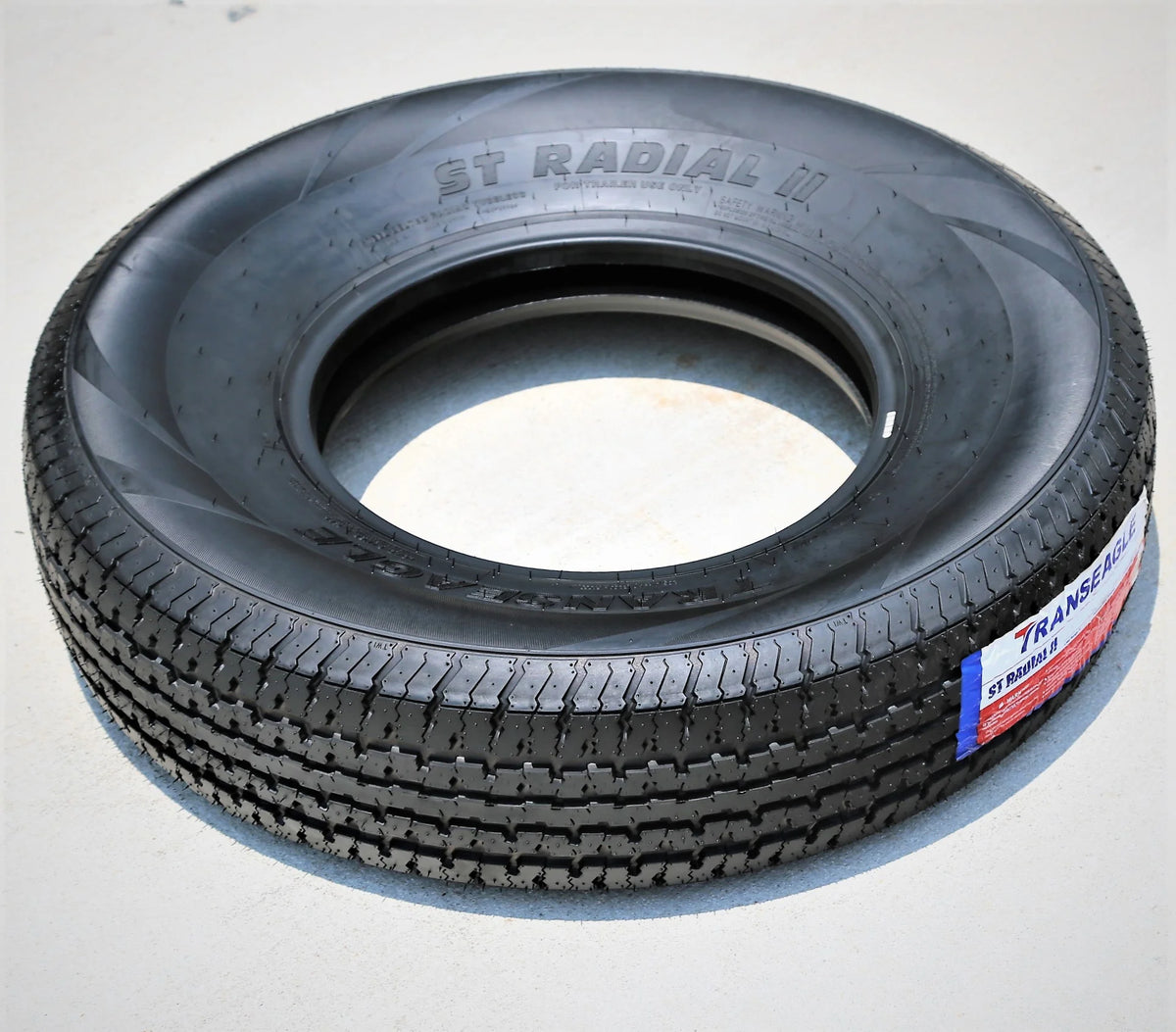 Transeagle ST Radial II Steel Belted Trailer Tires, ST205/75R15 107/102L Load Range D 8 Ply - Pair of 2