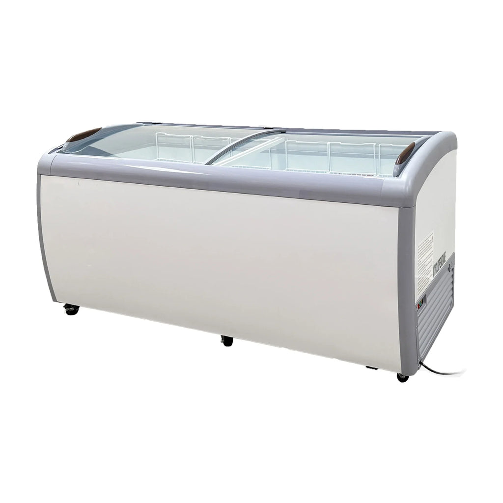 Commercial Chest Freezer, 14.5 Cu. Ft., 72 in Curved Glass Lid