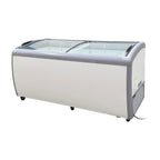Commercial Chest Freezer, 14.5 Cu. Ft., 72 in Curved Glass Lid