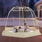 TABU Pop Up Bubble Sports Tent, Clear, 10 x 10 ft, 6-7 People