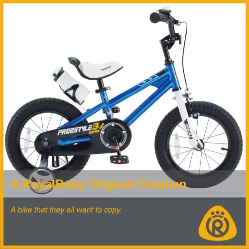 Royalbaby Kids Freestyle BMX Bicycle With Training Wheels And Kickstand