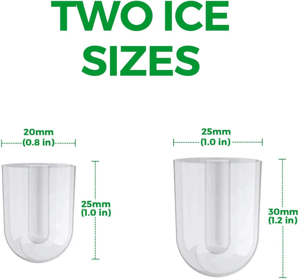 Caynel Portable Ice Maker, 26 lbs/24 Hrs, 2 Ice Sizes, 2-Liter/68 oz Water Reservoir