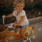 Glerc Girls' Kids' Bike, 12 inch, Pink, Ages 2-4 Years - Little Molly