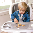 Ingenuity SmartClean Trio Elite 3-in-1 Convertible High Chair, Toddler Chair, And Booster Seat - Slate