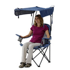 Ozark Trail Sand Island Shaded Camping Chair With Cup Holders