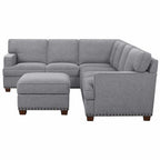 Thomasville Emilee Fabric Sectional With Storage Ottoman