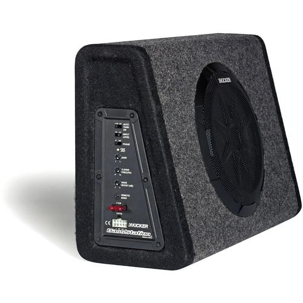 Kicker Powered Subwoofer 10in 100W Built-In Amplifier - PT250