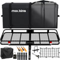 Mockins XL Trailer Hitch Cargo Carrier - 500 lbs, 60x24x6 in, 25 Cu. Ft. Bag