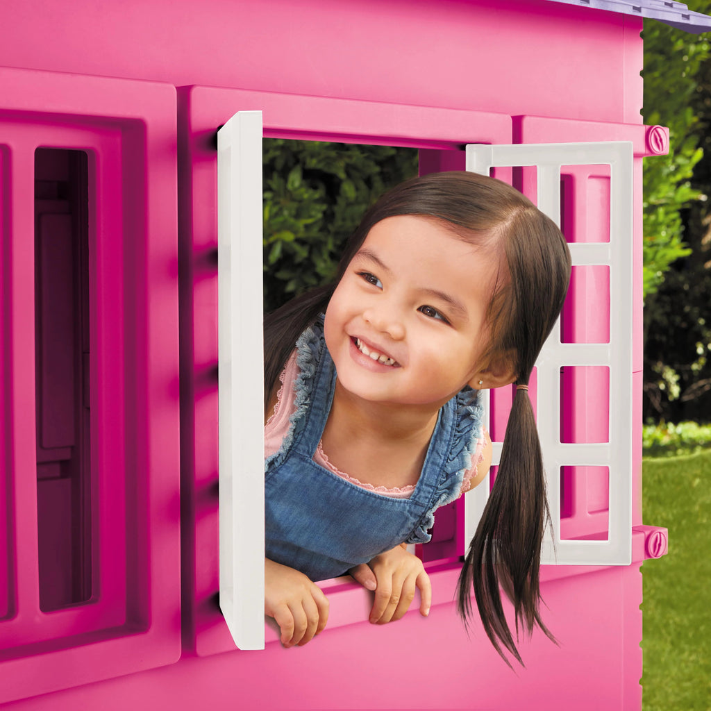 Little Tikes Cape Cottage Playhouse, Pink, 42.8 x 35 x 49 Inches