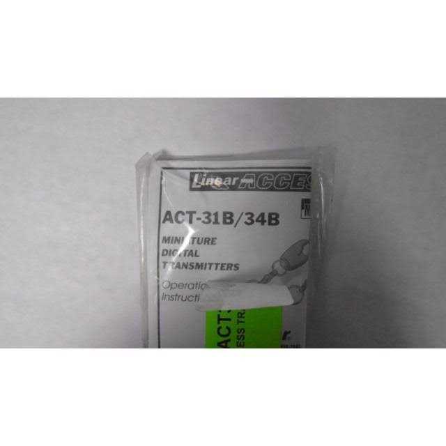Linear 4-Channel Block Coded Key Ring Transmitter - ACT-34B