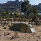 Naturehike Baluosi UL Ultralight Tunnel Hiking Tent, 15D, 2/3 Person, Olive Green - CNK2450WS036