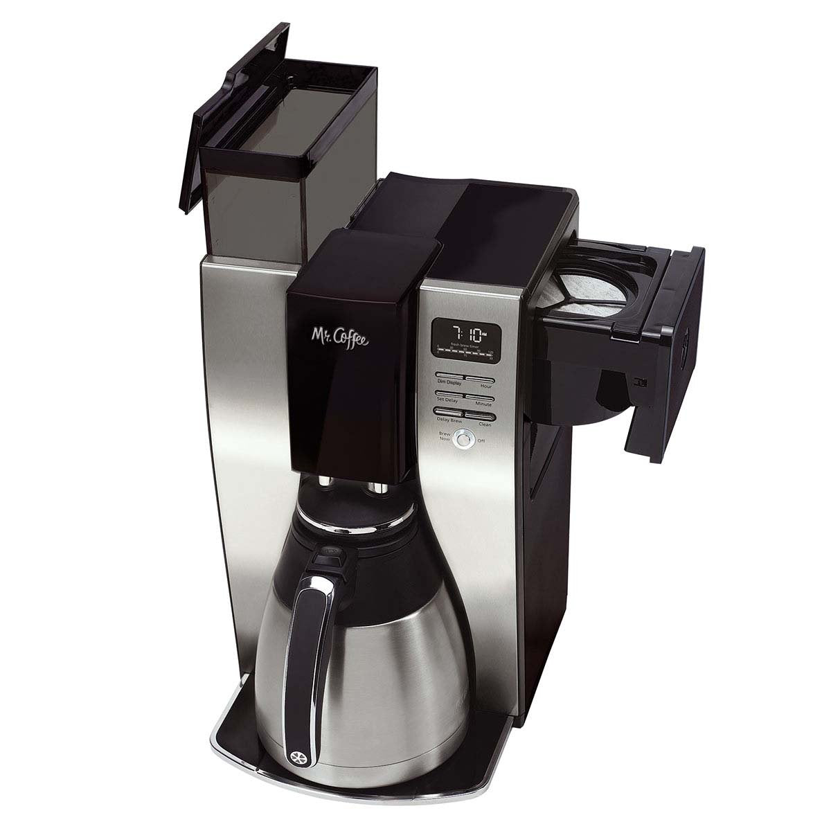 10-Cup Programmable Coffee Maker With Thermal Carafe And Strong Brew Selector