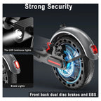 AOVOPRO Foldable Electric Scooter For Adults, 350W, 8.5 inch, 21 Miles Range - ES80