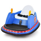 12V Toddler Battery Powered Bumper Car With Dual Joysticks And 360 Degree Spin