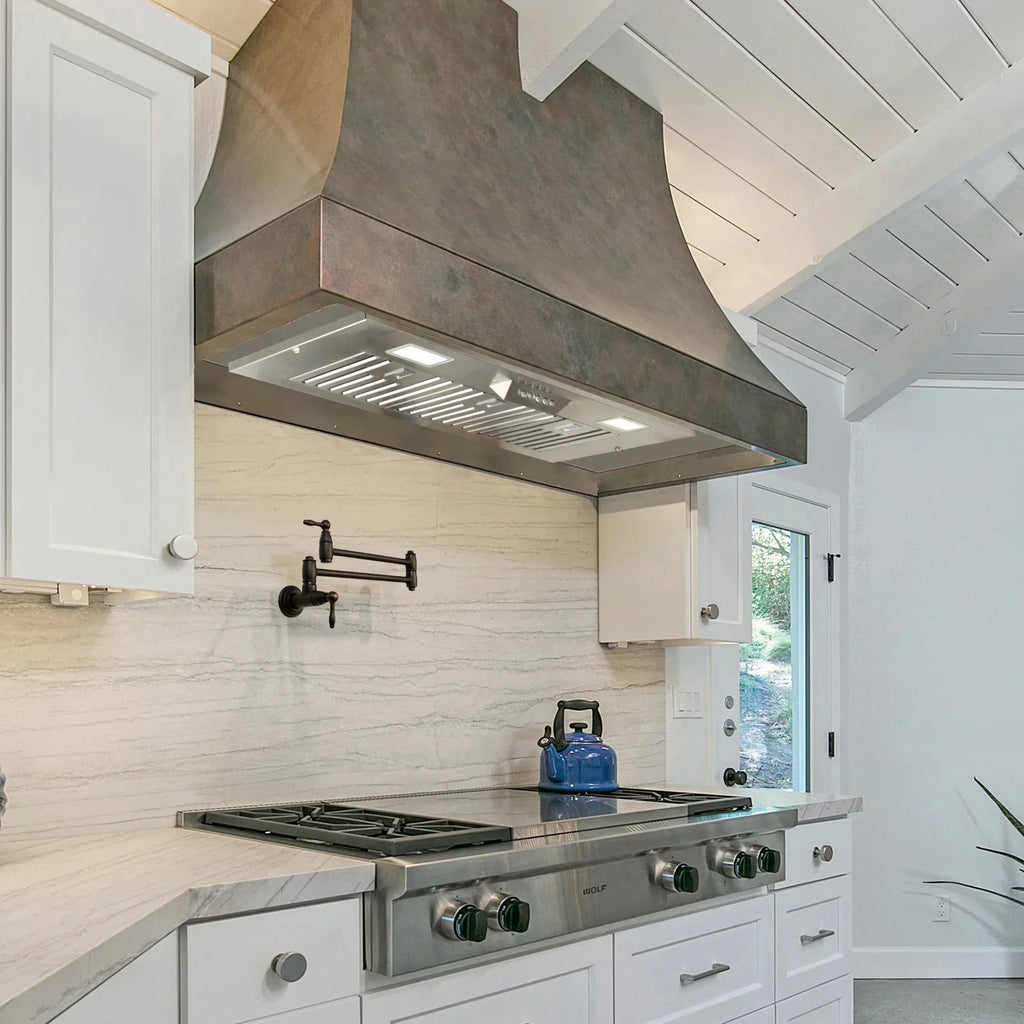 Akicon Ducted Range Hood Insert, Stainless Steel, 3-Speed 600 CFM, 36in Cold