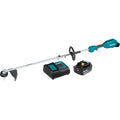 Makita 18V LXT Brushless Cordless Couple Shaft Power Head Kit With 13 in String Trimmer Attachment, 4 Ah - XUX02SM1X1