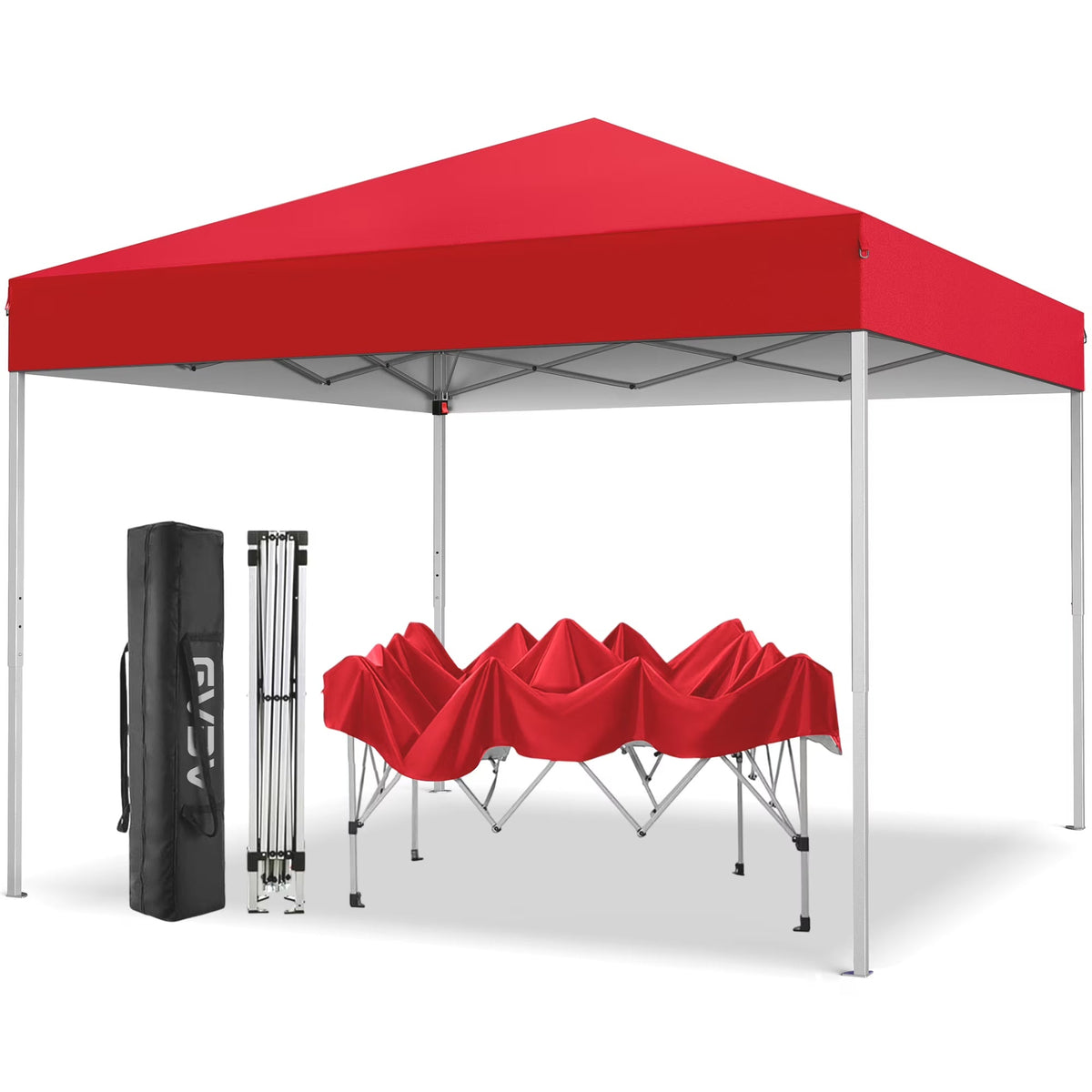 GVDV 10x10 ft Easy Pop Up Outdoor Canopy Tent - Blue