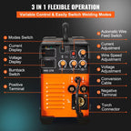 BENTISM 270A 110V Flux Core MIG/TIG/MMA 3-in-1 Welder - MIG-270