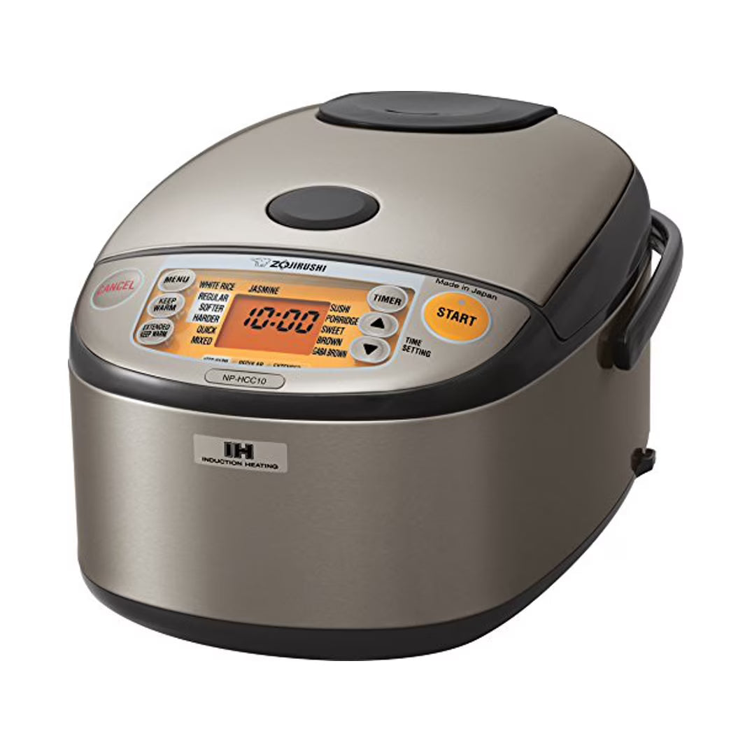 Zojirushi Induction Heating Rice Cooker And Warmer, 5.5-Cup, Dark Gray - NP-HCC10XH