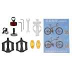 Outroad 26 inch 21 Speed Full Suspension Folding Mountain Bike, High-Carbon Steel, Double Disc Brakes - 120kg Capacity